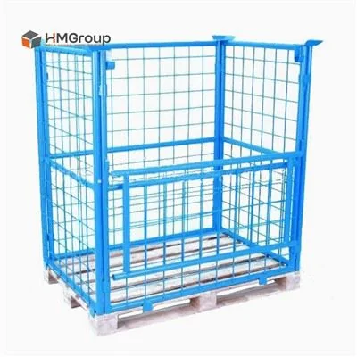 Galvanized Cage Pallets industrial detail and application view 4