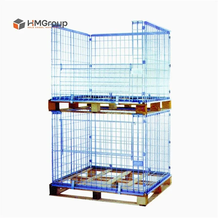 Galvanized Cage Pallets industrial detail and application view 1