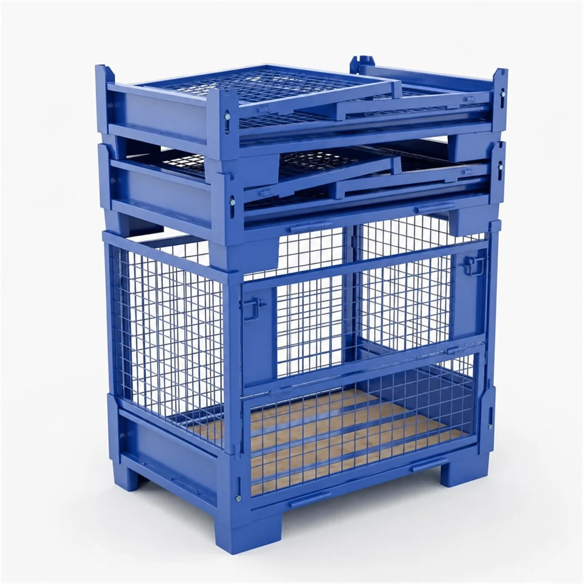 Stackable vs Nestable Steel Pallets product or industrial application