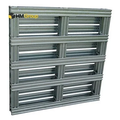 Four-Way Entry Steel Pallets industrial detail and application view 1