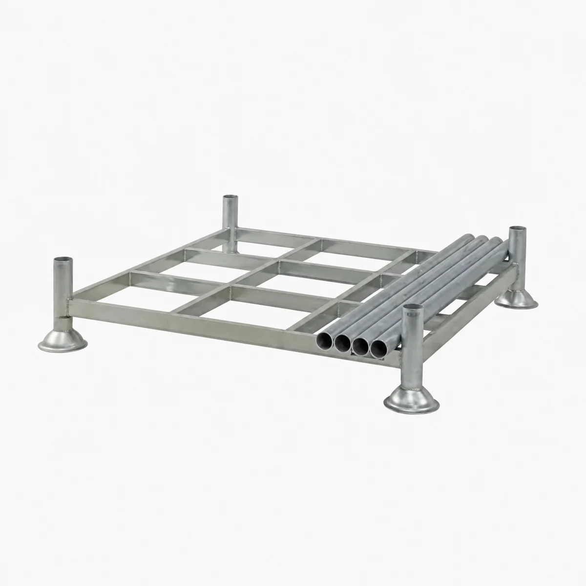 Stackable post pallet illustrative view 3