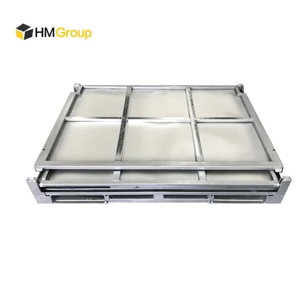Collapsible Steel Pallets industrial detail and application view 1