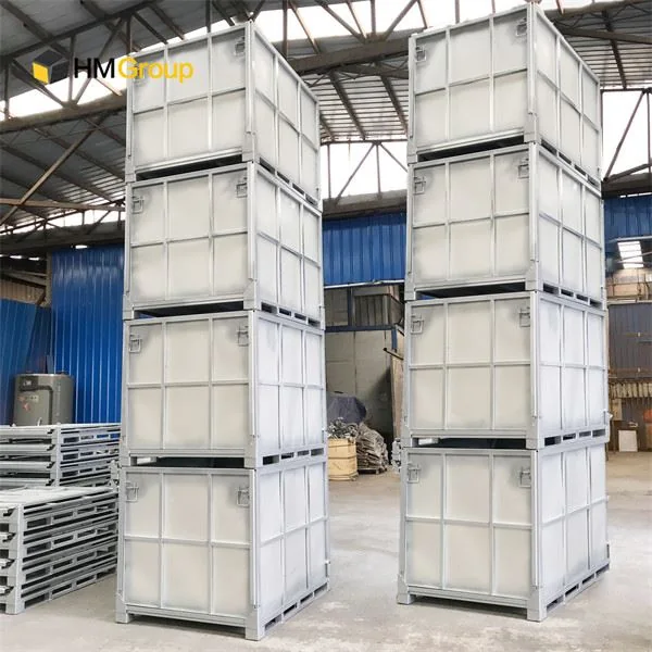 Collapsible Steel Pallets industrial detail and application view 2